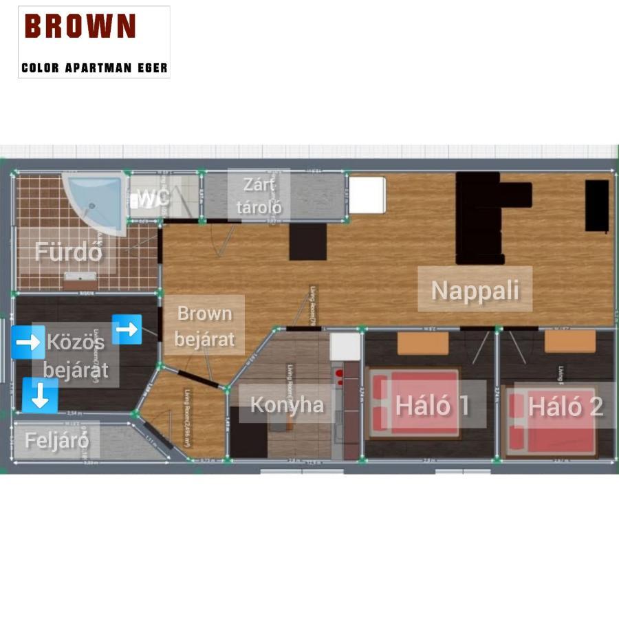 Color Apartmanok Έγκερ Εξωτερικό φωτογραφία