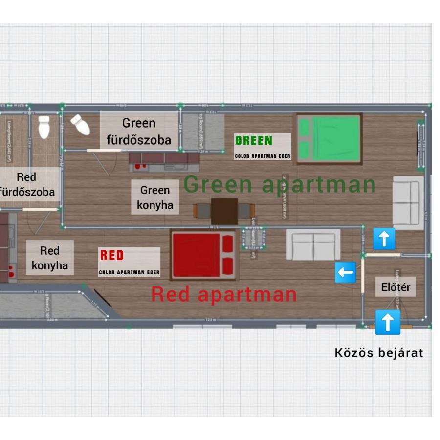 Color Apartmanok Έγκερ Εξωτερικό φωτογραφία